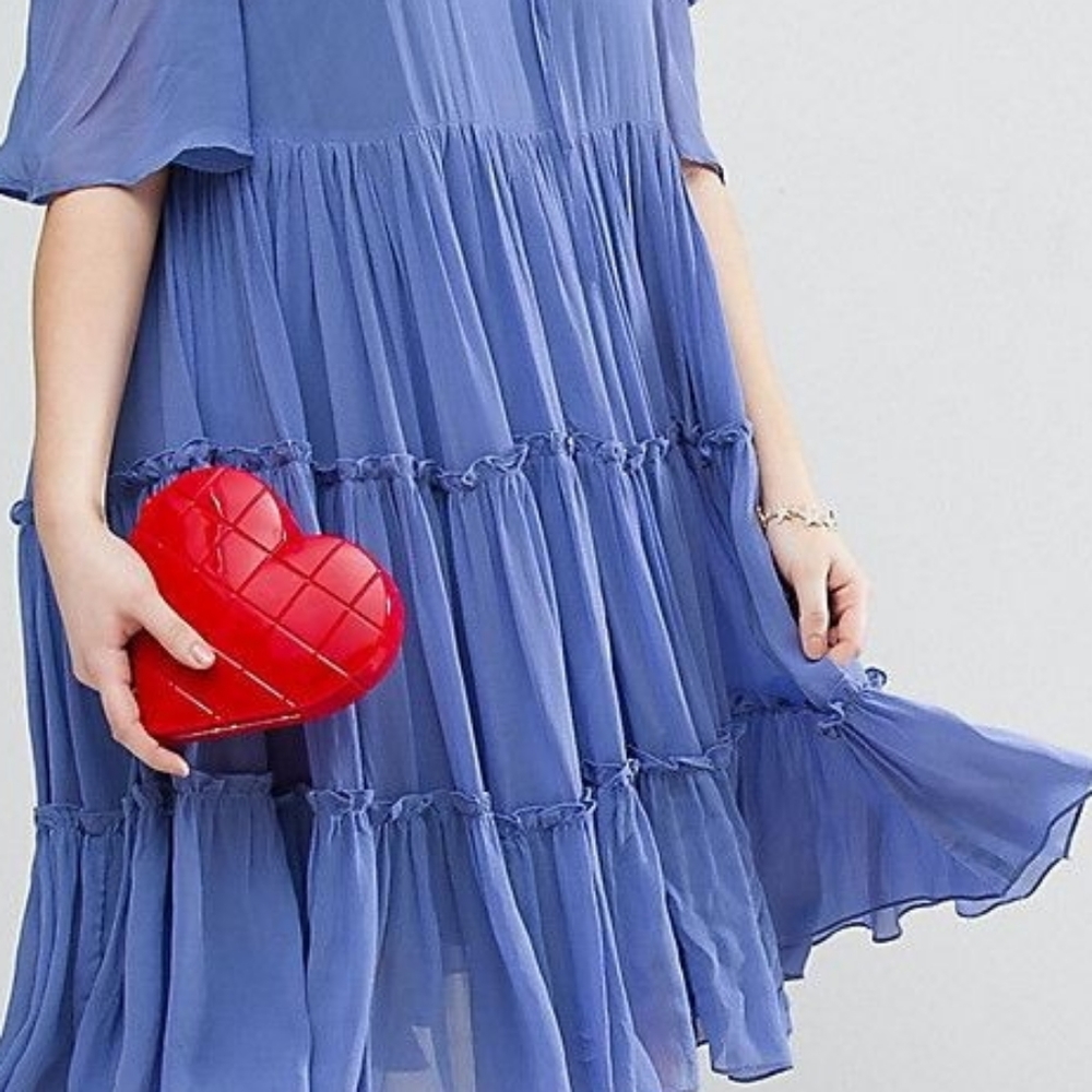 Denim bell sleeve dress sz 22